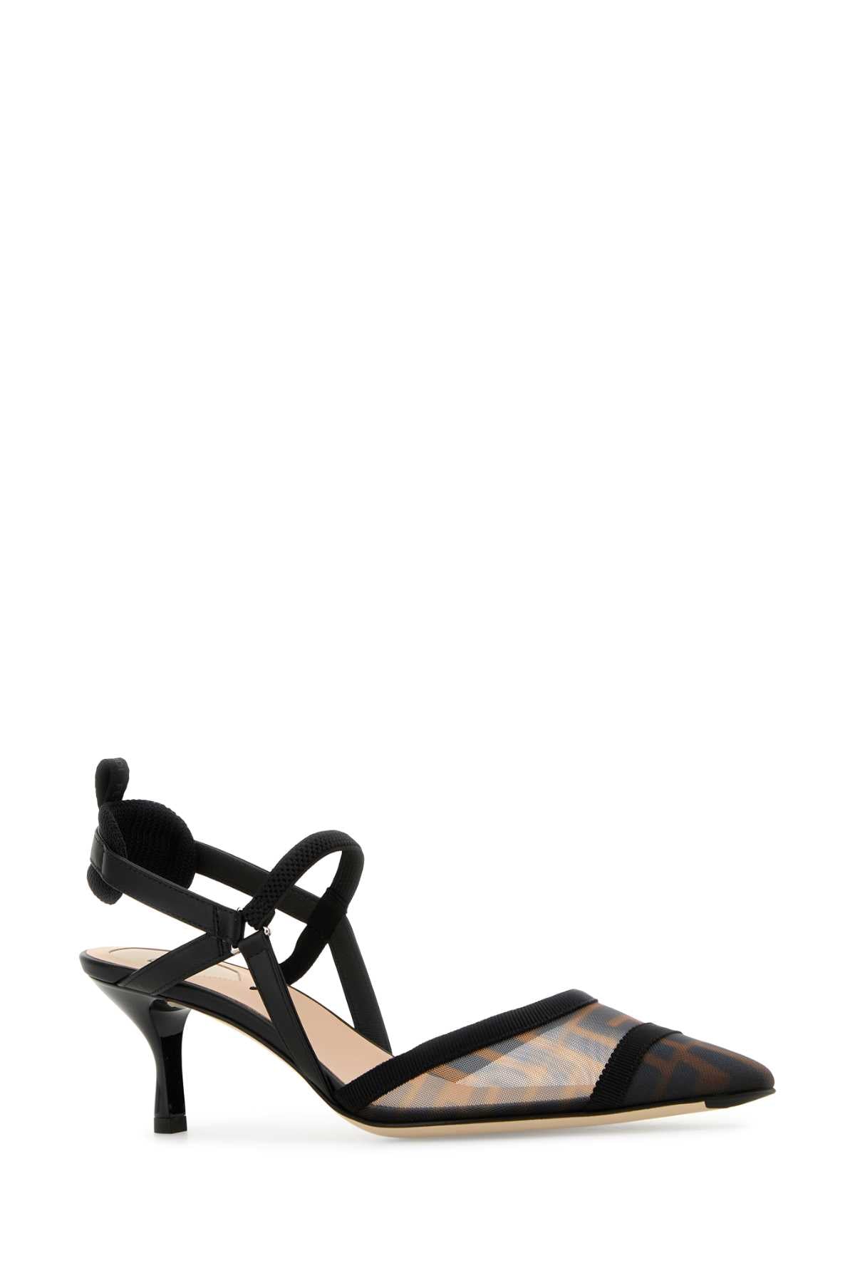 FENDI Printed Mesh Lite Pumps - 5.5 cm Heel Height