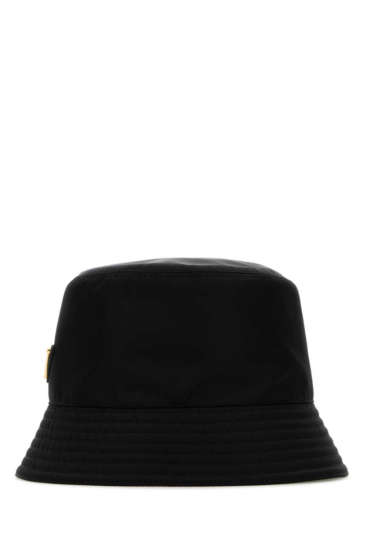 PRADA Recycled Nylon Bucket Hat for Women