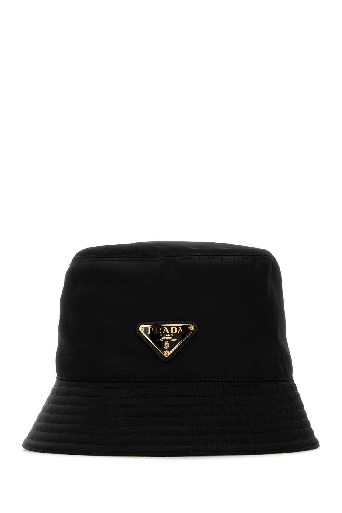 PRADA Recycled Nylon Bucket Hat for Women