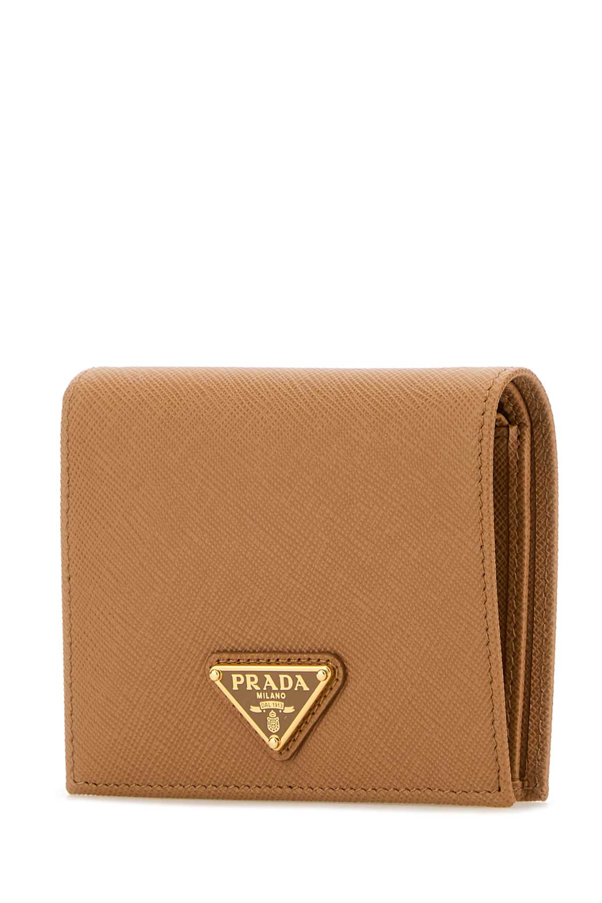PRADA Mini Sand Leather Wallet - Elegant Accessory for Women