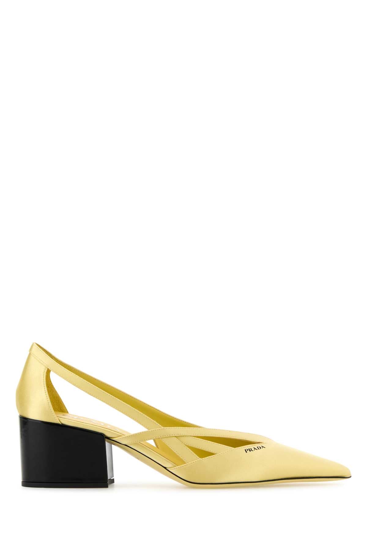 PRADA Satin Mini Pumps with 5.5 cm Heel Height