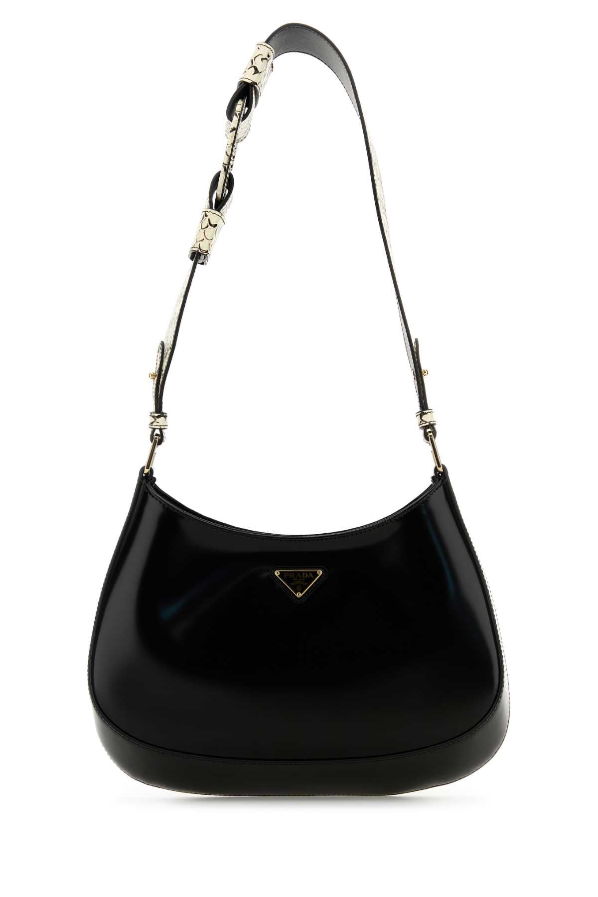 PRADA Mini Leather Cleo Shoulder Handbag