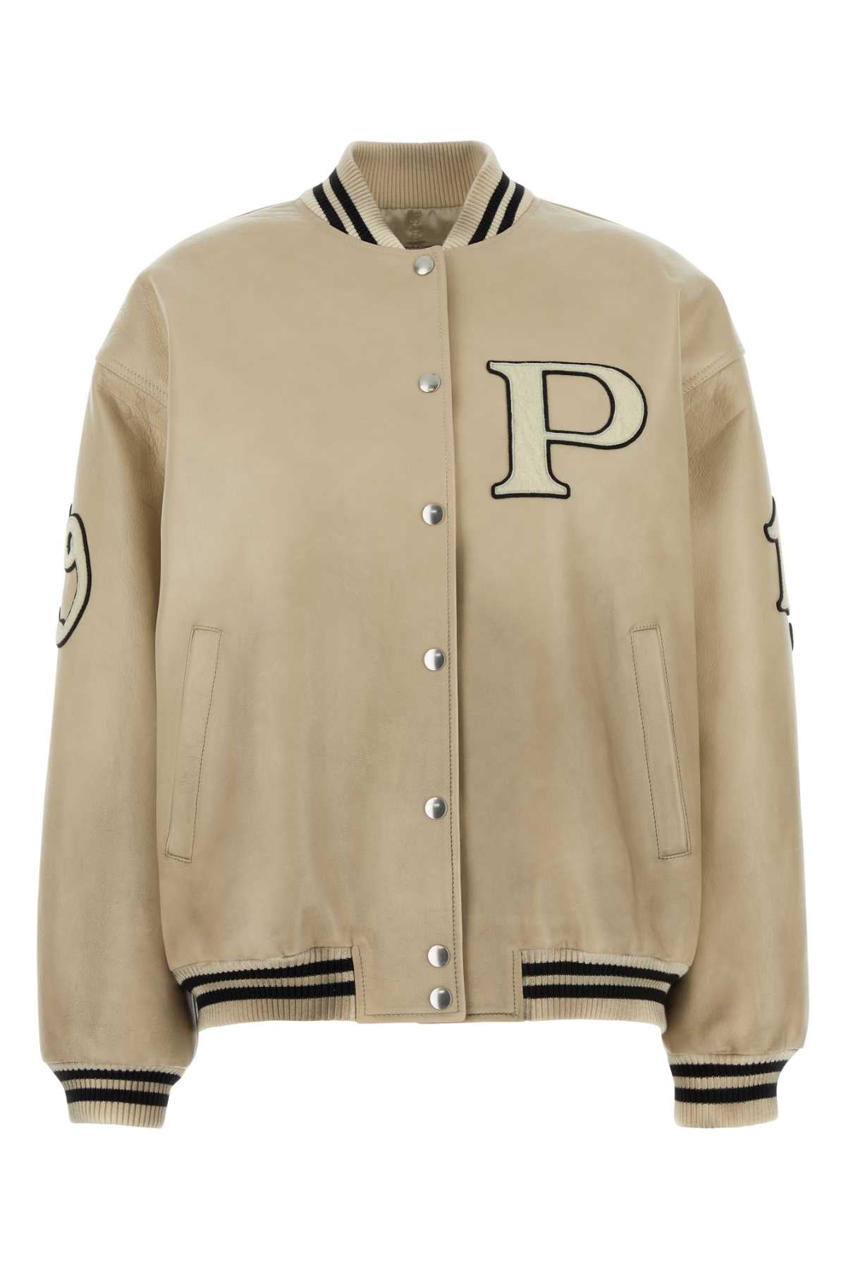 PRADA Leather Bomber Jacket for Women