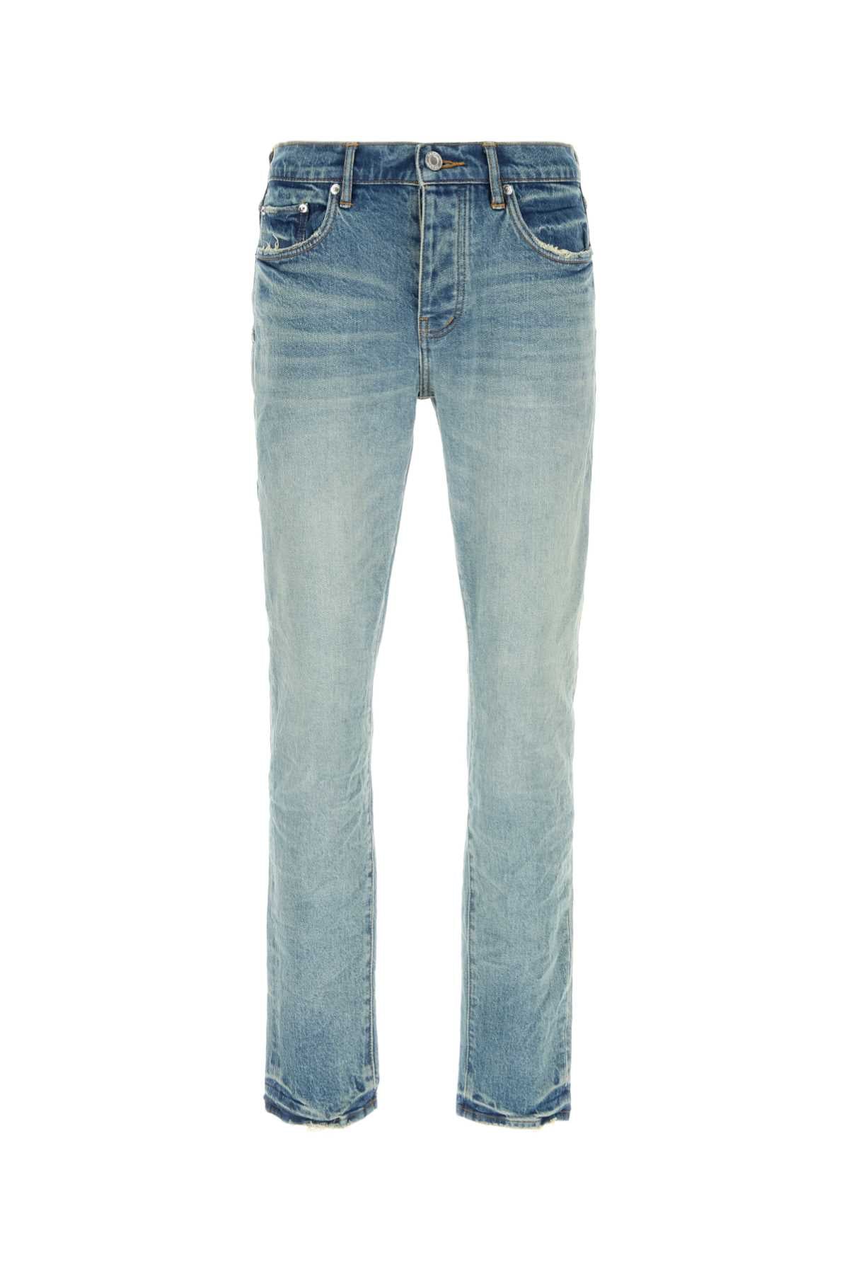PURPLE DENIM Men's Stretch Denim Jeans - SS25 Collection