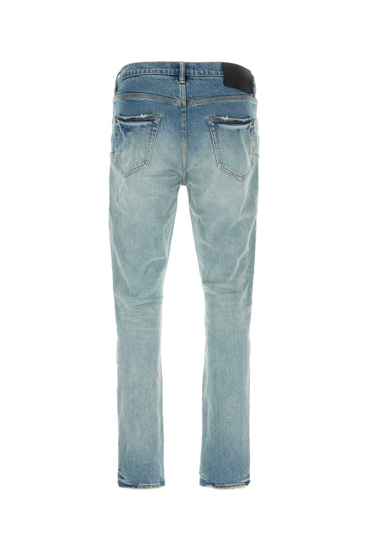 PURPLE DENIM Men's Stretch Denim Jeans - SS25 Collection