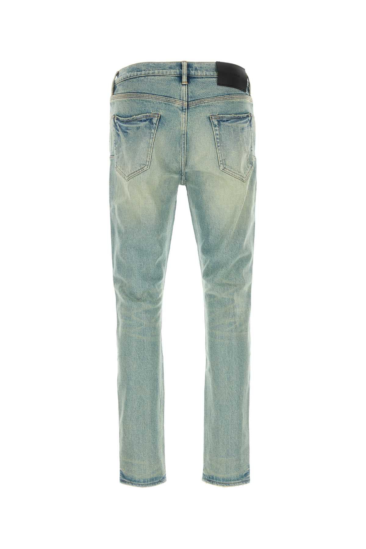 PURPLE DENIM Stretch Denim Jeans for Men - SS25 Collection