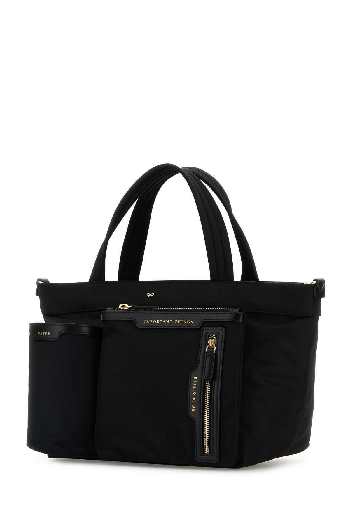 ANYA HINDMARCH Chic Canvas Handbag - 27x21x17 cm