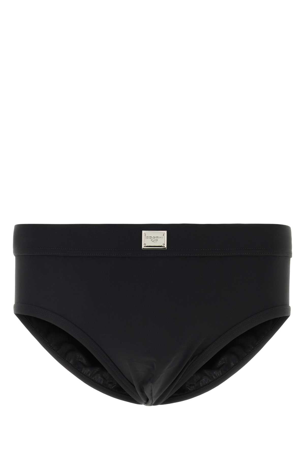 DOLCE & GABBANA Men's Mini Stretch Nylon Swimming Brief