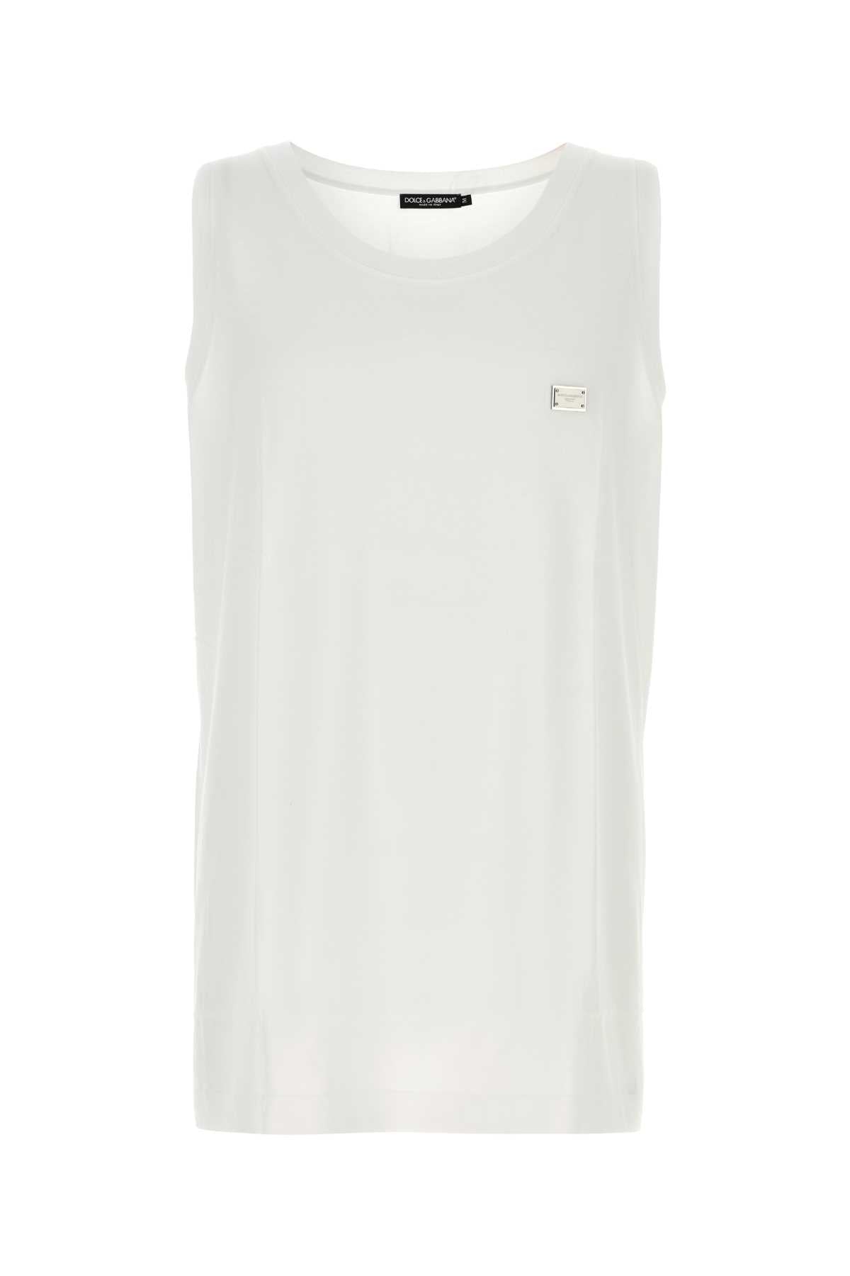 DOLCE & GABBANA Cotton Tank Top for Men - Spring/Summer 2025