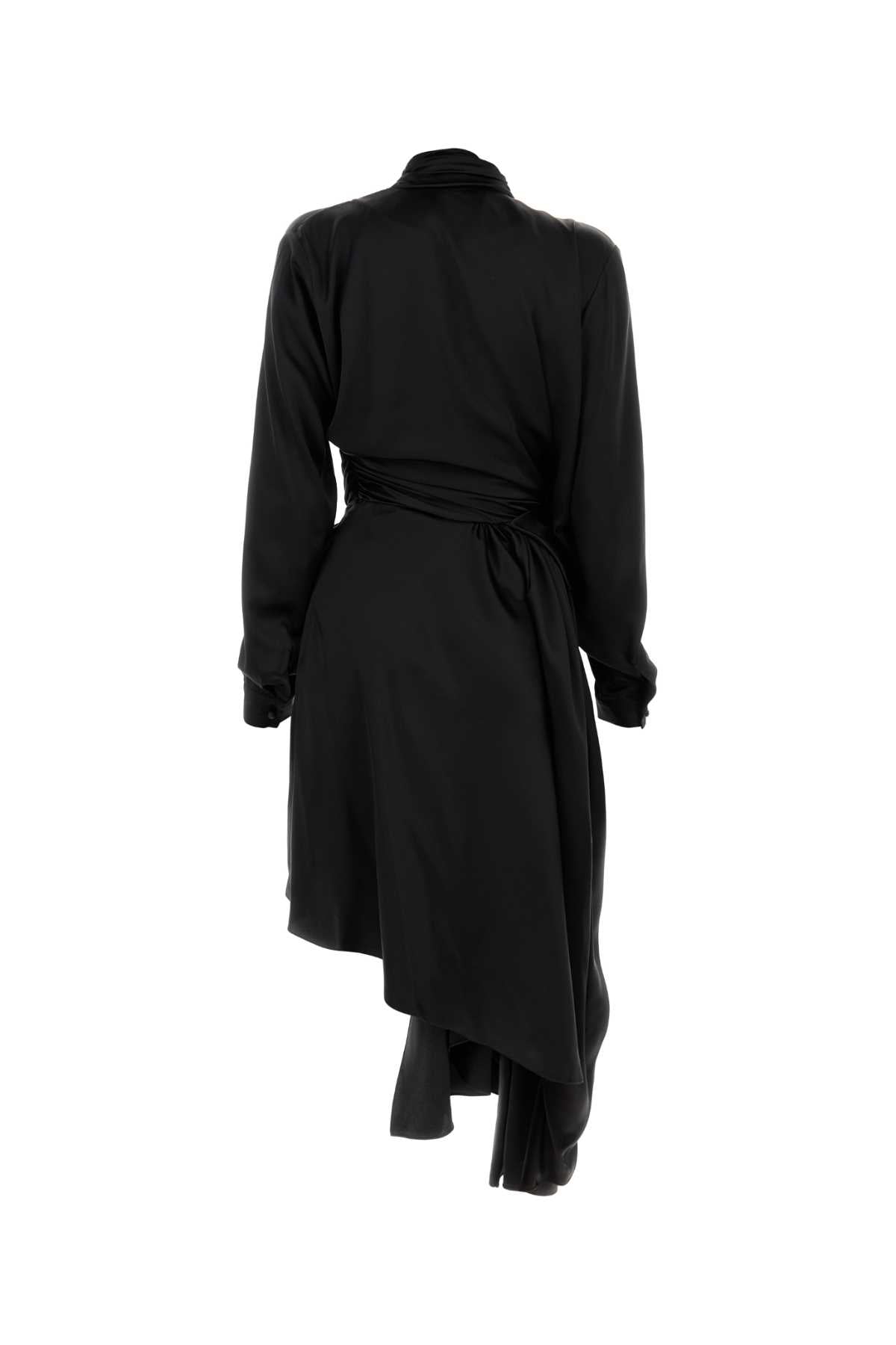 BALENCIAGA Elegant Satin Dress for Women