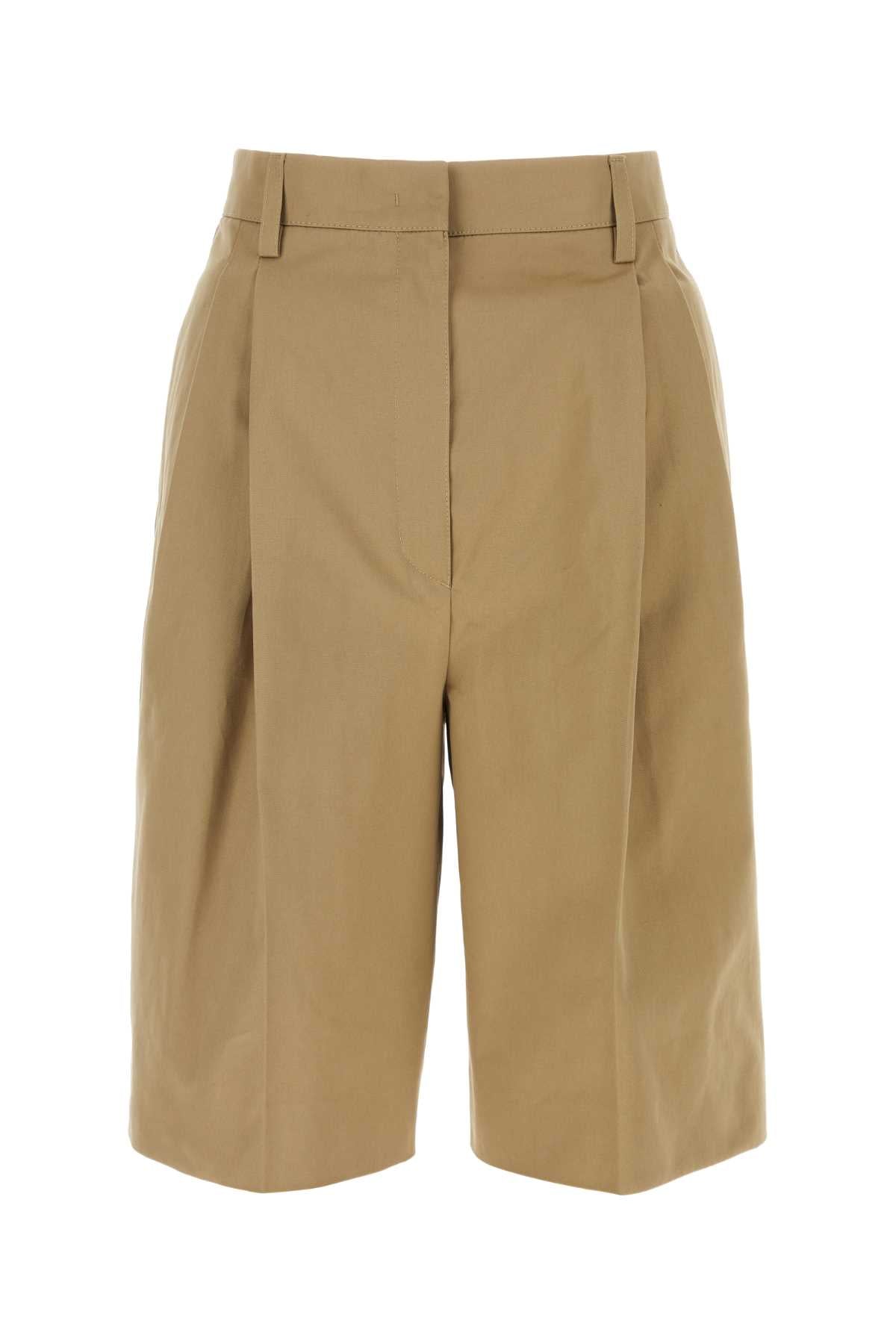 PRADA Chic Cotton Bermuda Shorts for Women - Summer 2025 Collection