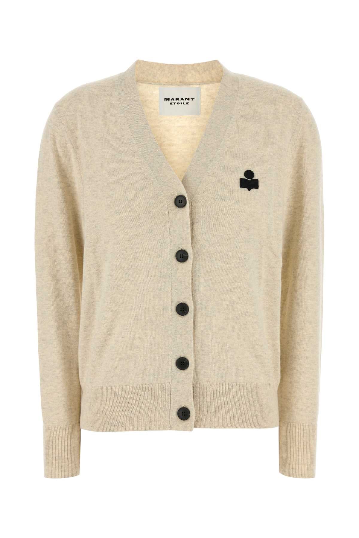 ISABEL MARANT ETOILE Melange Cotton Blend Karina Cardigan