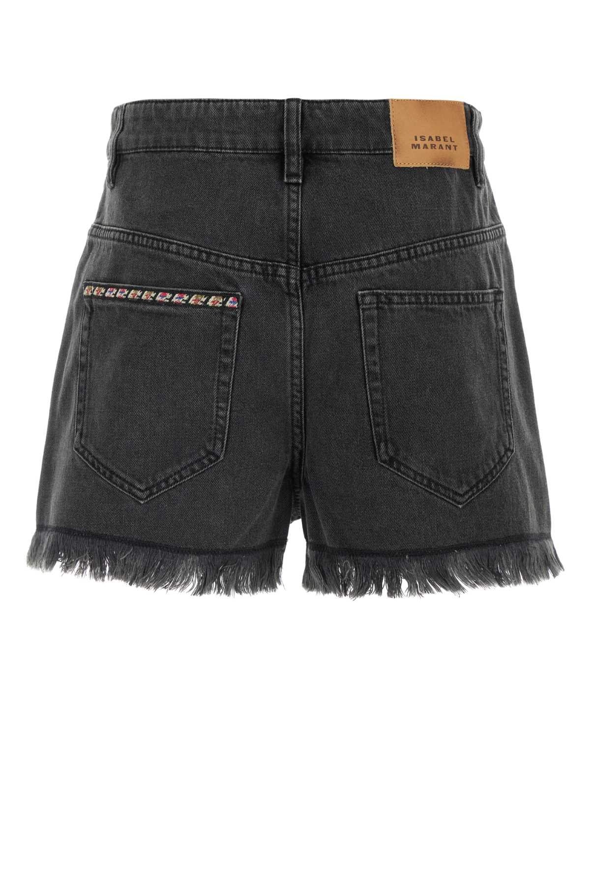 ISABEL MARANT ETOILE Denim Mini Lesia Shorts