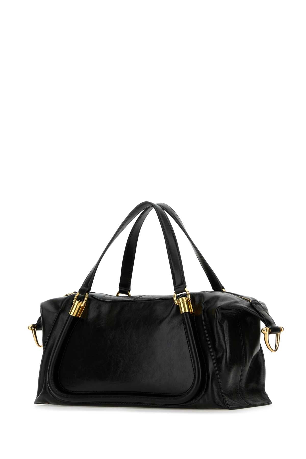 CHLOE Mini Leather Paraty 24 Shopping Handbag