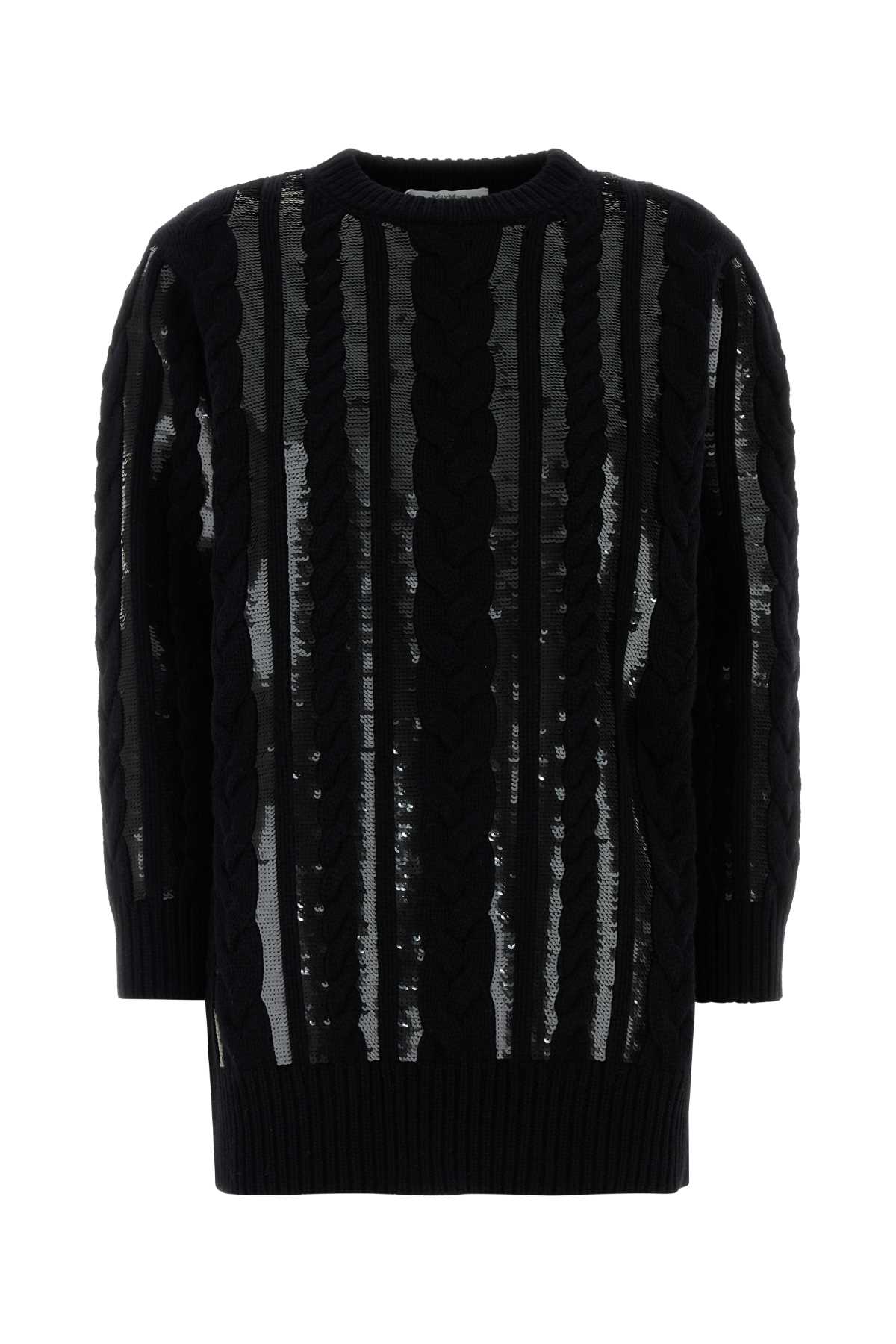 MAX MARA Elegant Wool Blend Mambo Sweater Dress