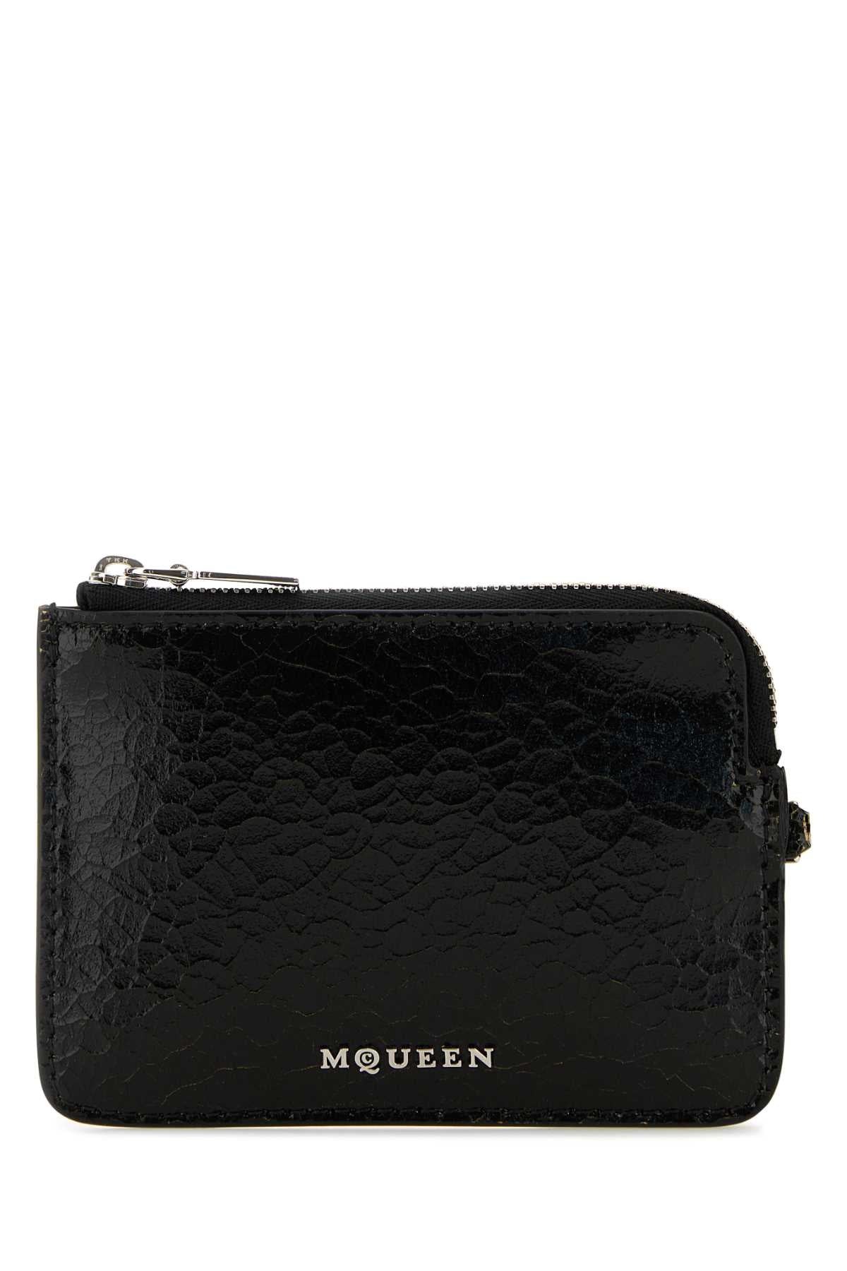 ALEXANDER MCQUEEN Leather Card Holder - Mini 13cm x 9cm
