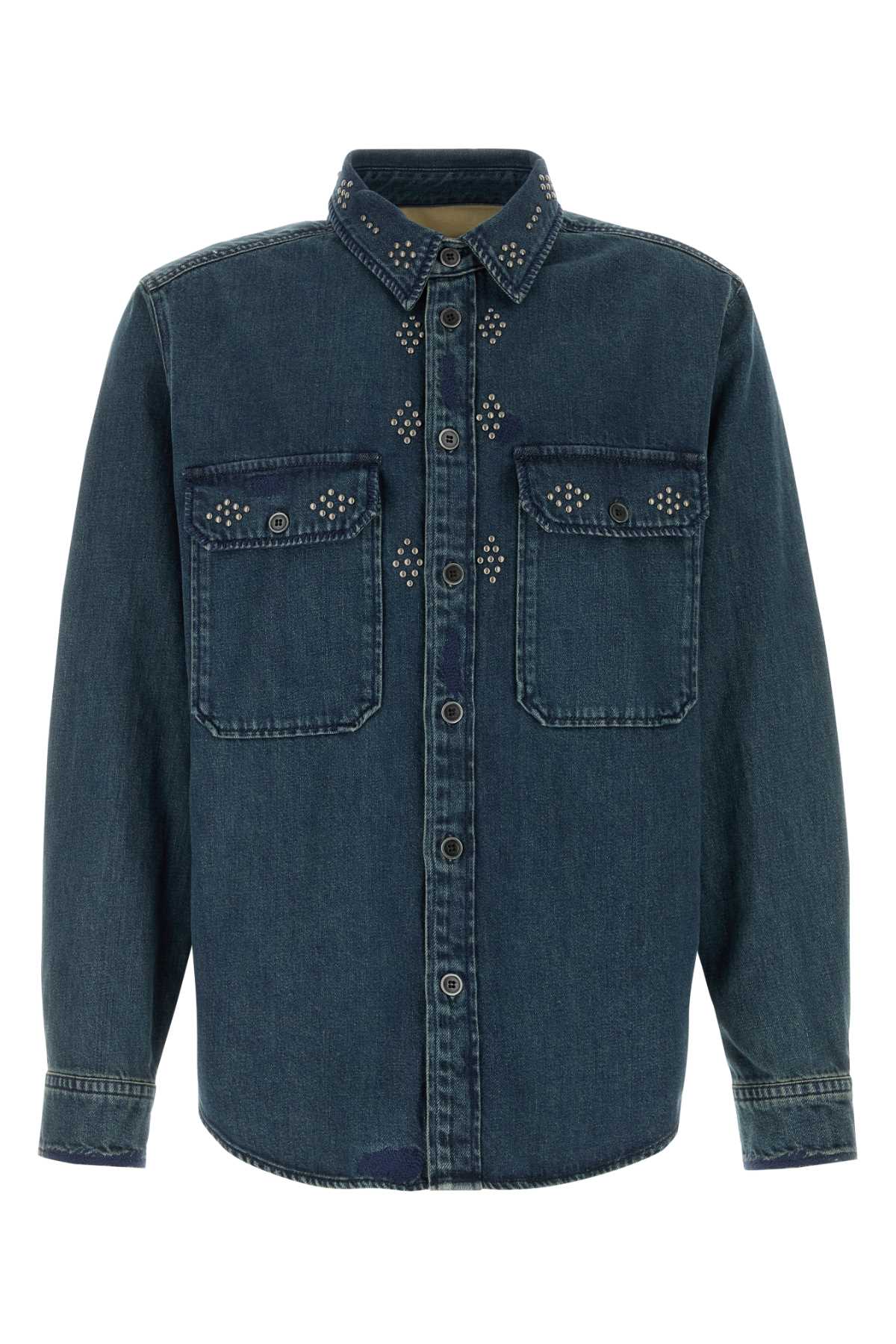 ISABEL MARANT Men's Denim Osco Shirt - Summer 2025 Edition