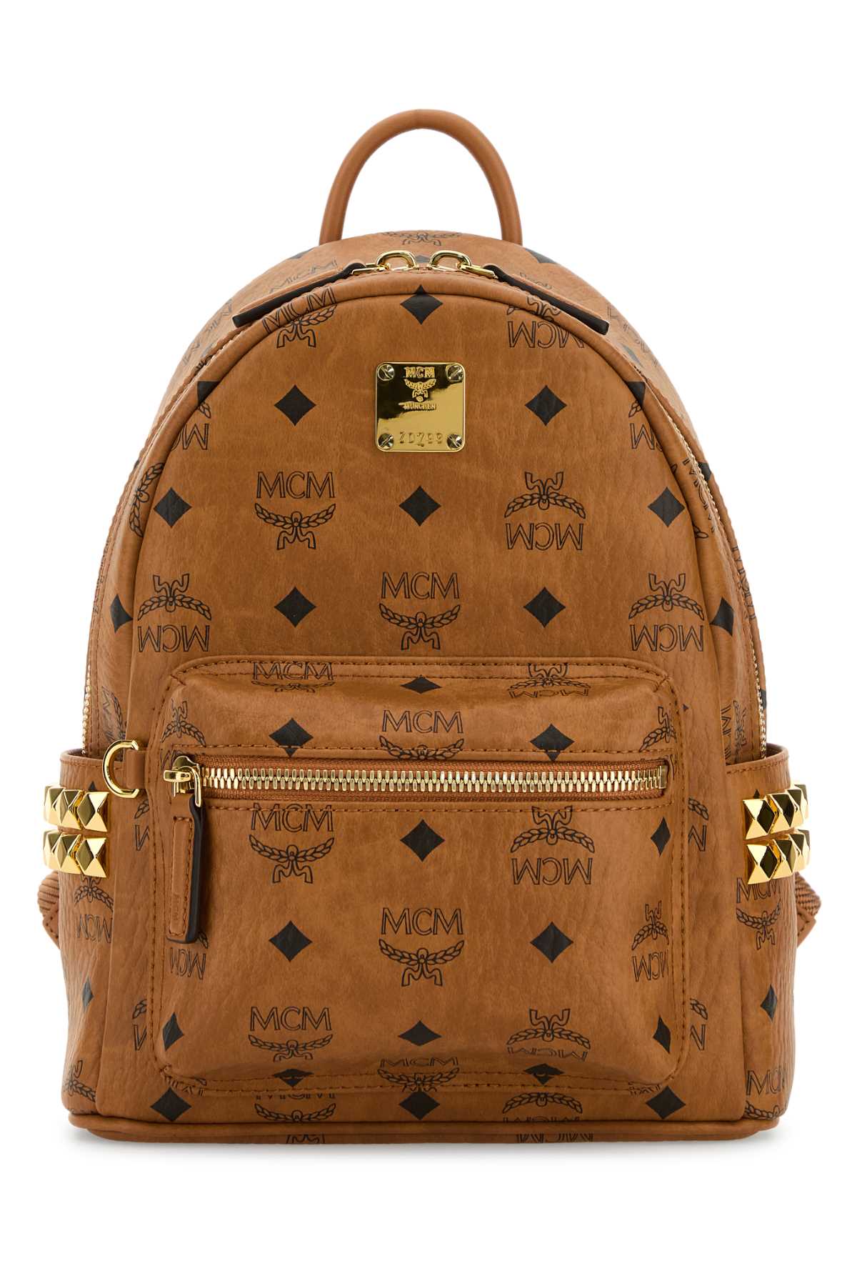 MCM Mini Printed Canvas Backpack - Perfect for Everyday Carry
