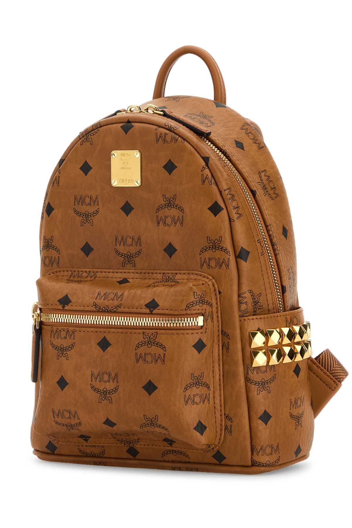 MCM Mini Printed Canvas Backpack - Perfect for Everyday Carry