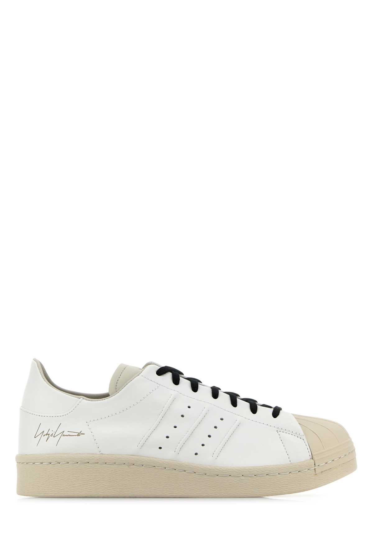 Y3 YAMAMOTO Two-tone Leather Superstar Sneaker