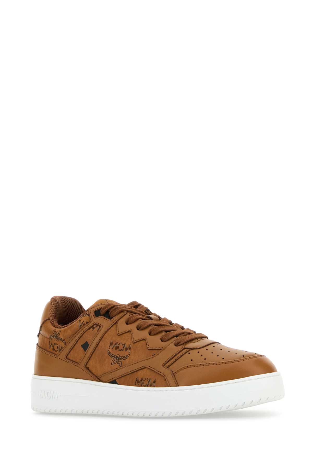 MCM Terrain Sneaker for Men - Stylish Printed Canvas Design