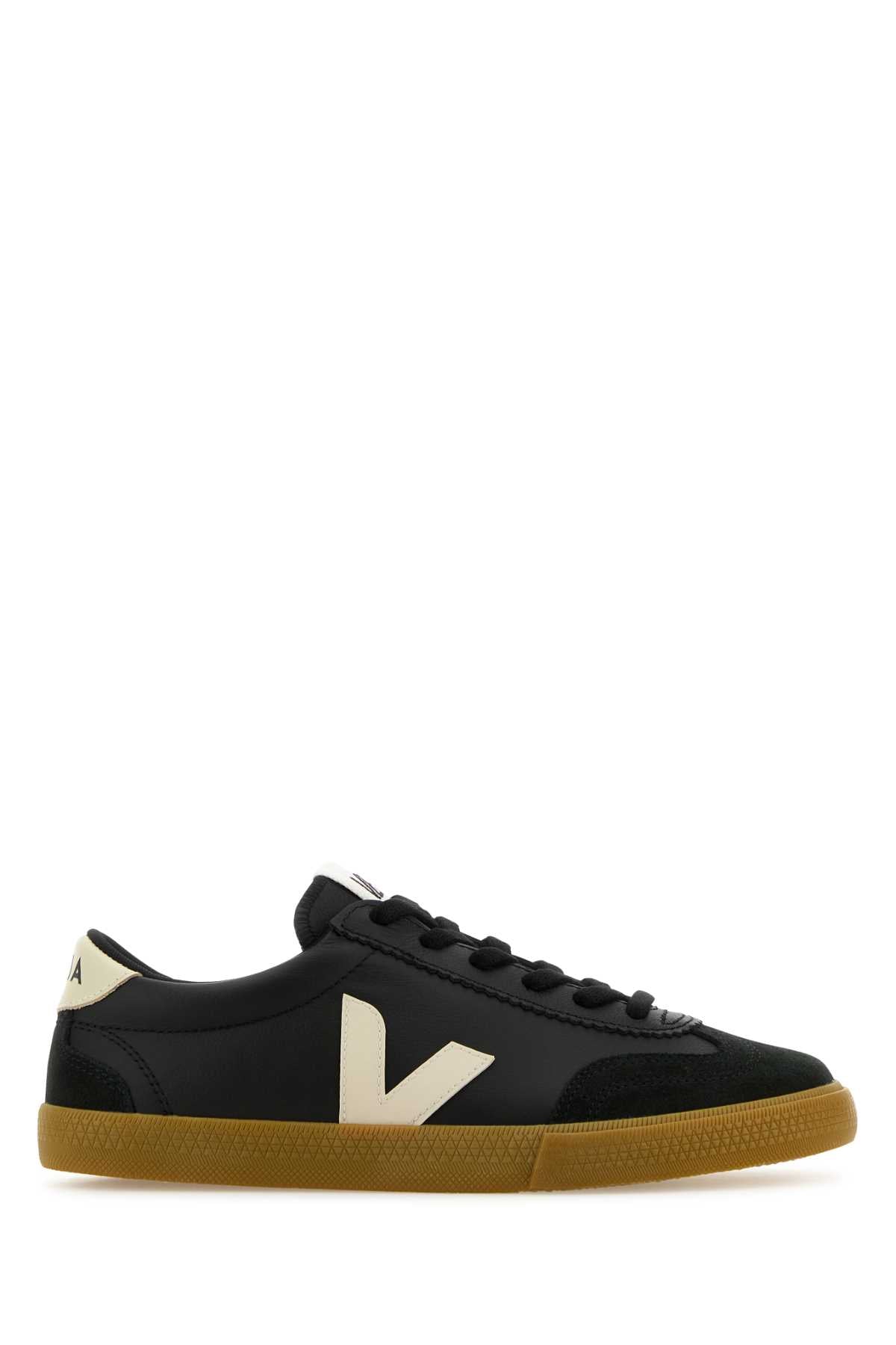 VEJA Luxurious Leather Volley O.T. Sneakers for Women