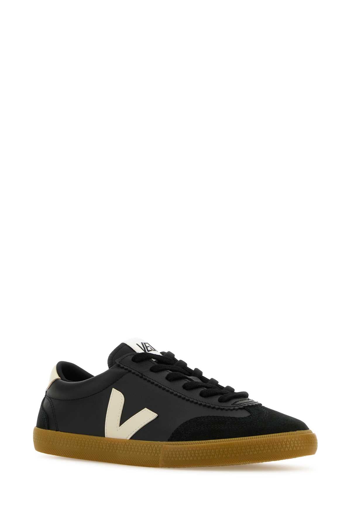 VEJA Luxurious Leather Volley O.T. Sneakers for Women