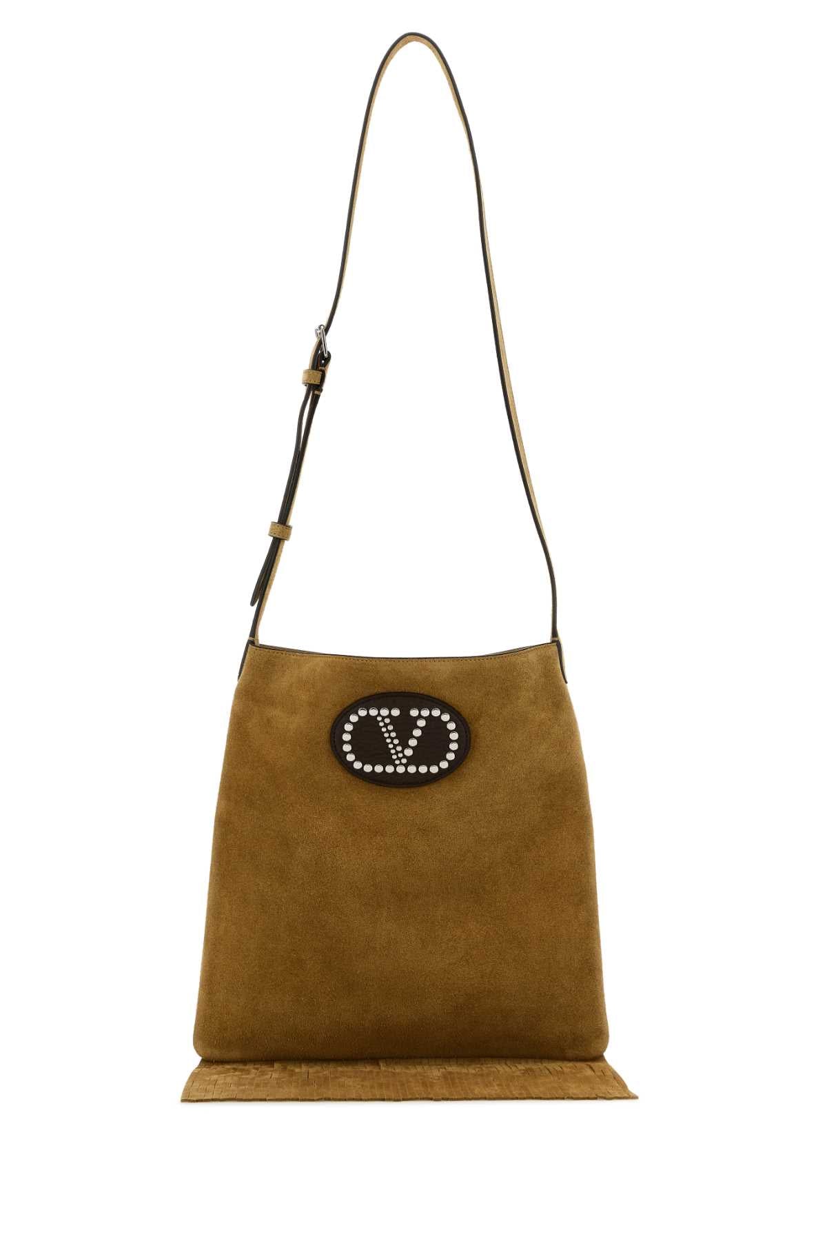 VALENTINO GARAVANI Mini Suede Crossbody Handbag - 30cm x 30cm