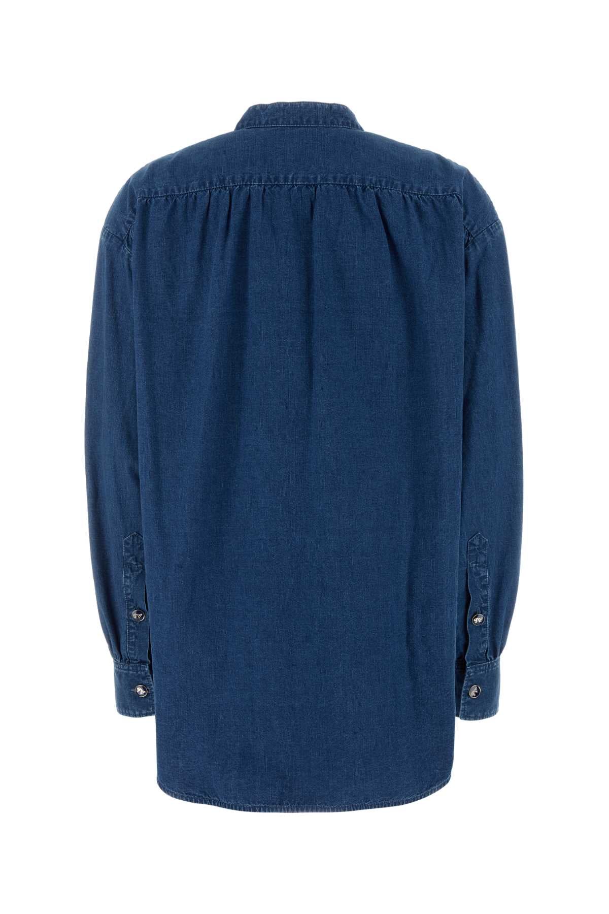 VALENTINO GARAVANI Chic Denim Blouse for Women - Perfect for Spring 2025