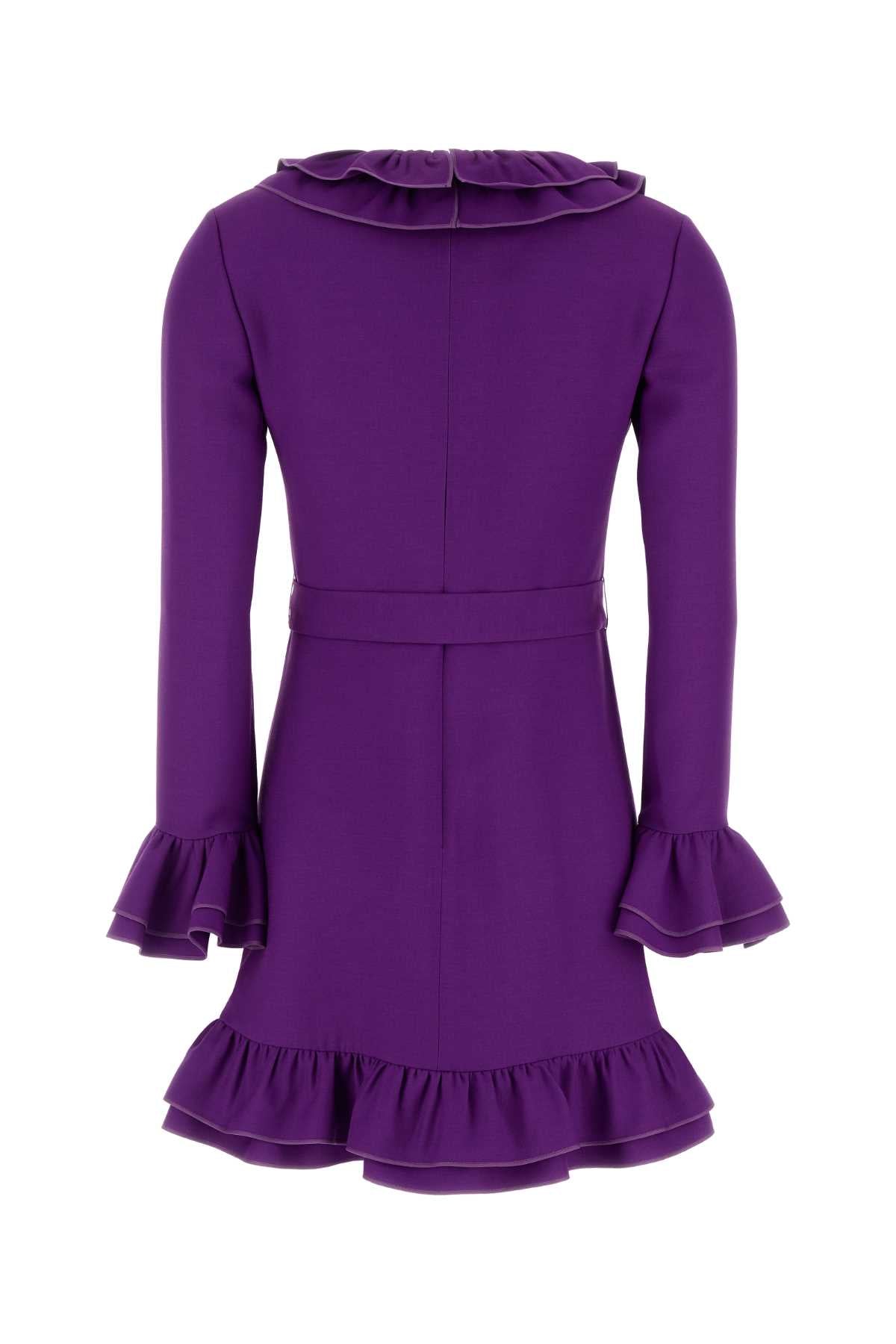 VALENTINO GARAVANI Chic Wool Blend Mini Dress for Women