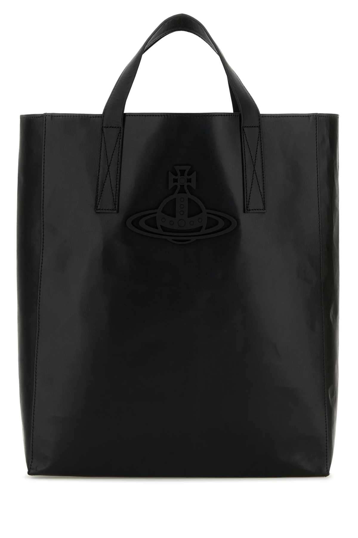 VIVIENNE WESTWOOD Medium Leather Sarah Shopping Handbag