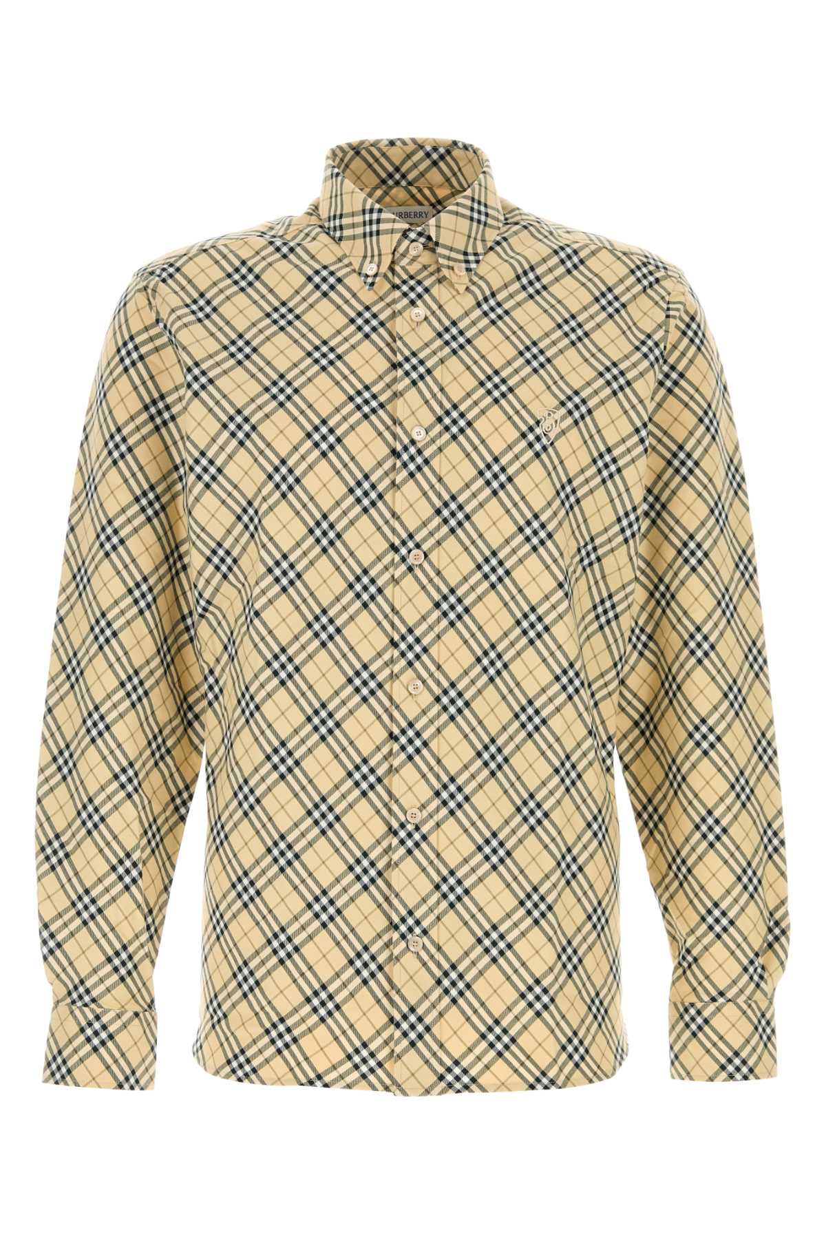 BURBERRY Embroidered Cotton Shirt for Men