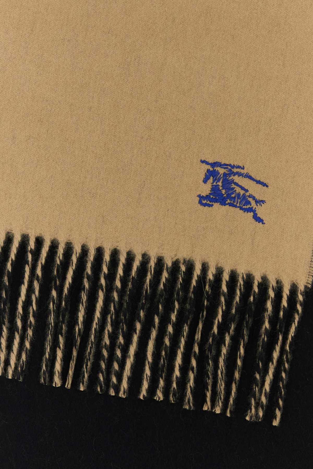 BURBERRY Reversible Cashmere Scarf - Length 168 cm, Height 30 cm