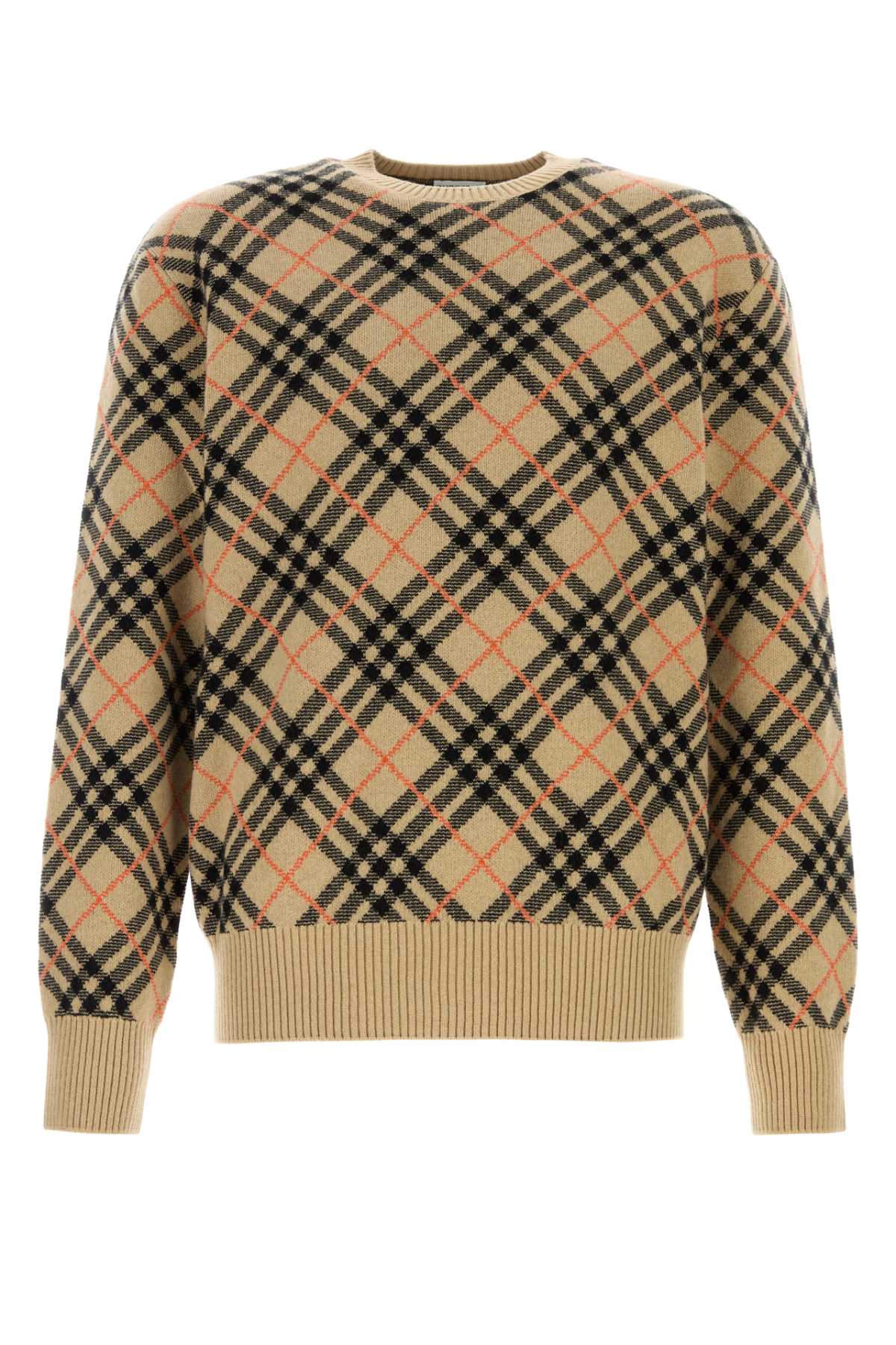 BURBERRY Embroidered Cashmere Sweater for Men