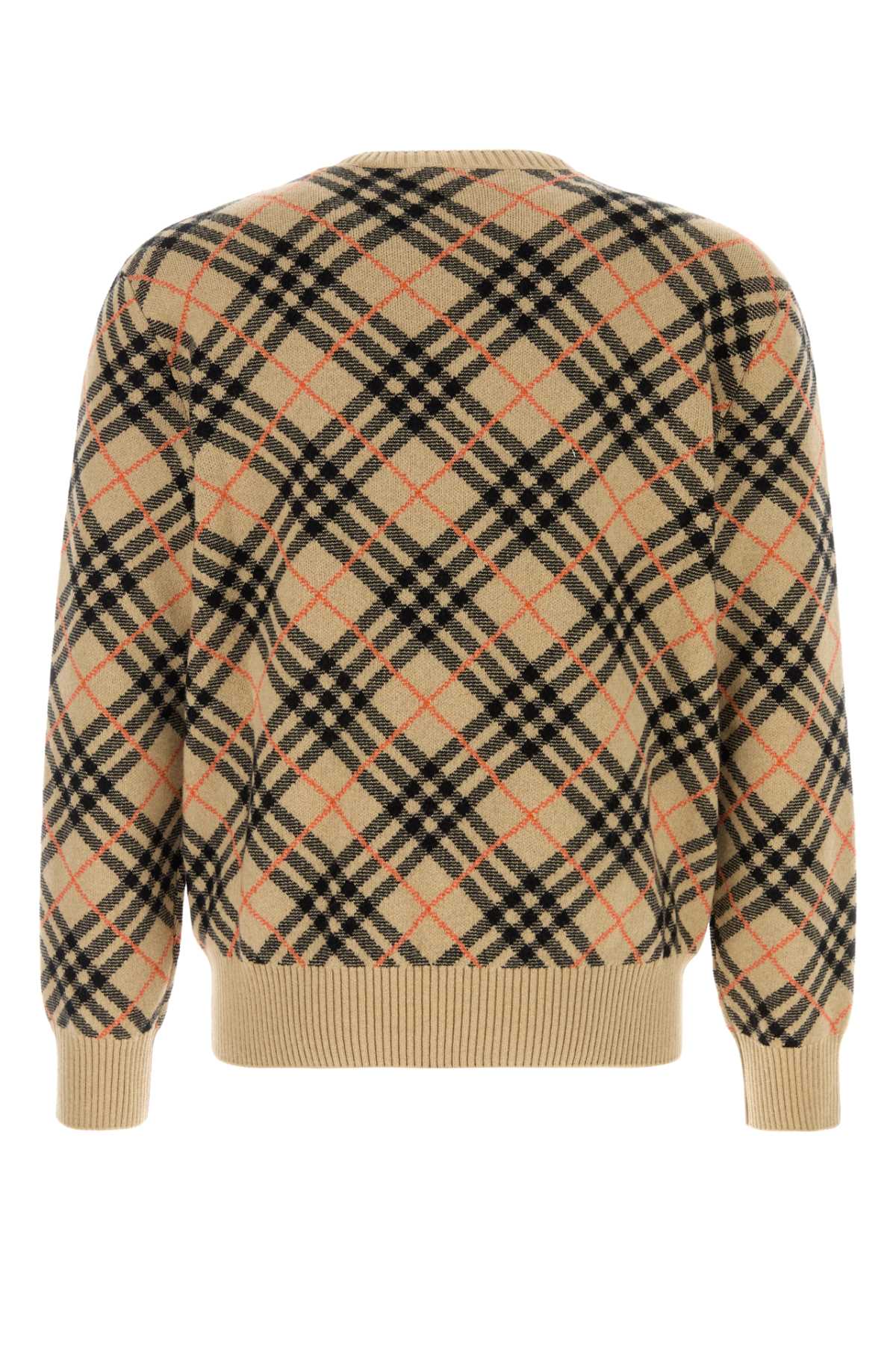 BURBERRY Embroidered Cashmere Sweater for Men