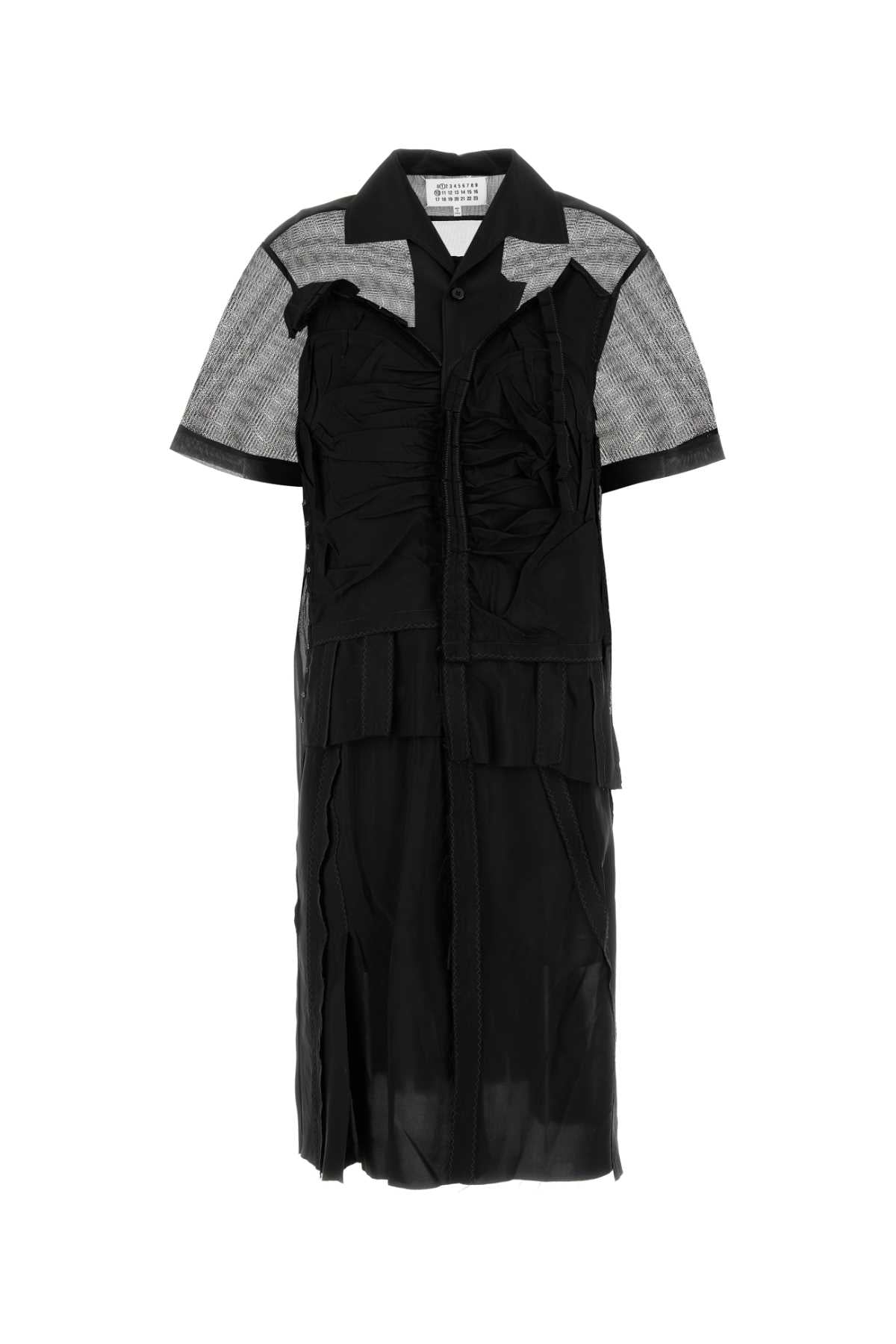 MAISON MARGIELA Mesh Shirt Dress for Women - Spring/Summer 2025
