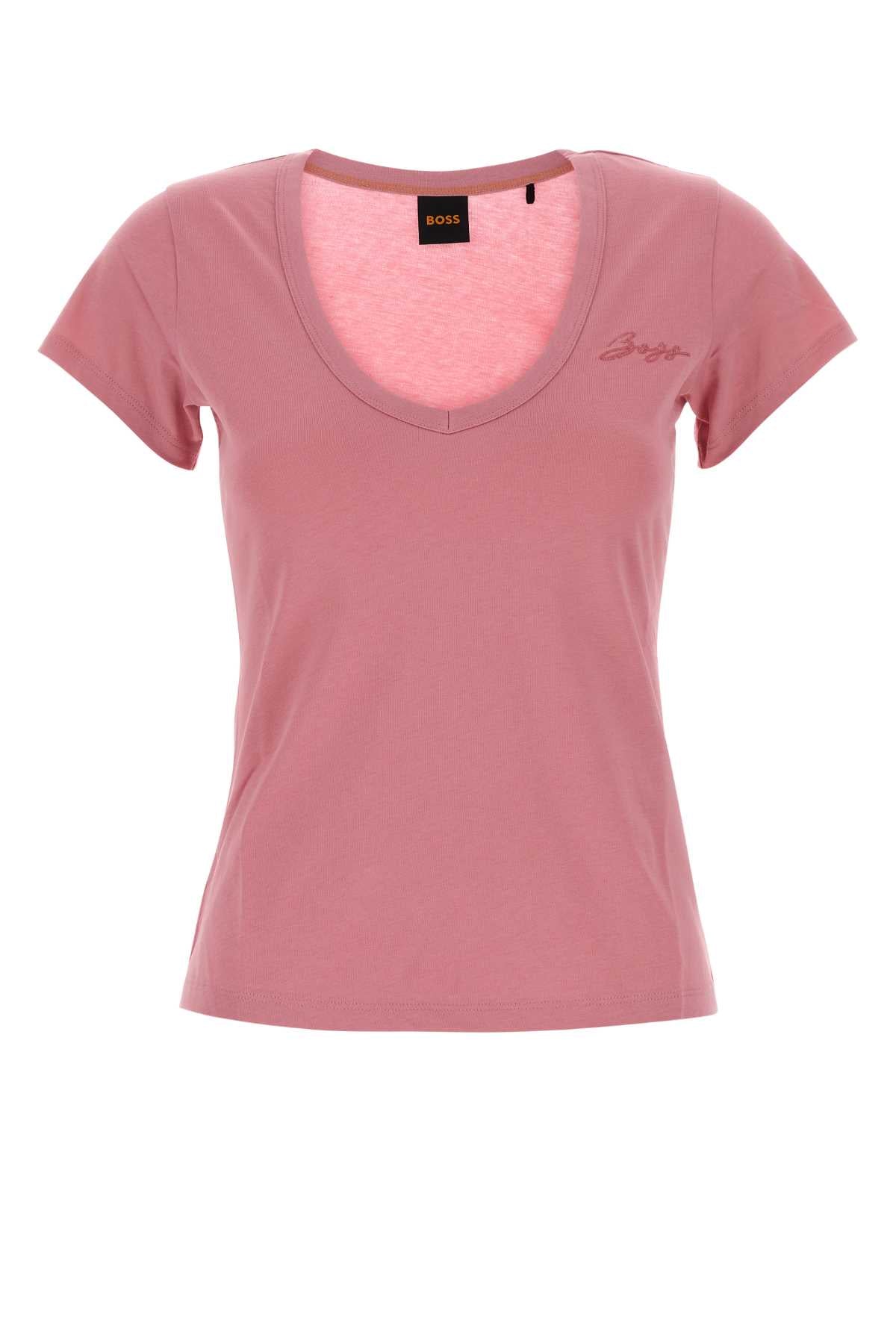 BOSS Cotton T-Shirt for Women - SS25 Collection