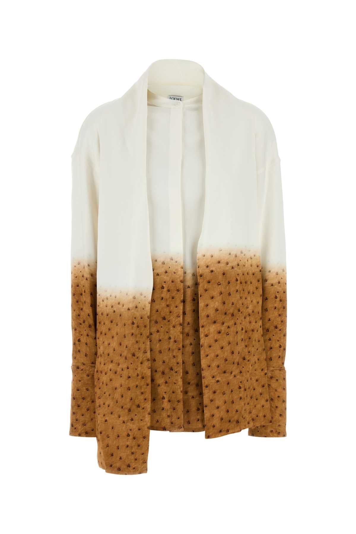 LOEWE Printed Crepe Shirt for Women
