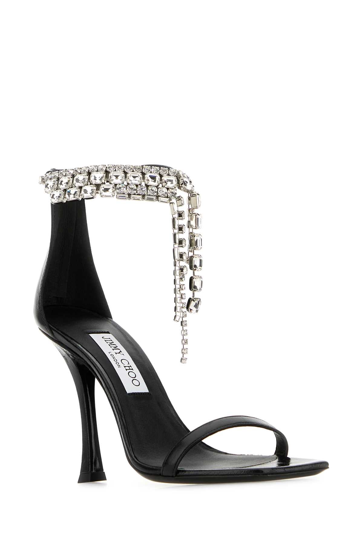 JIMMY CHOO Verity 10 cm Heel Leather Sandals