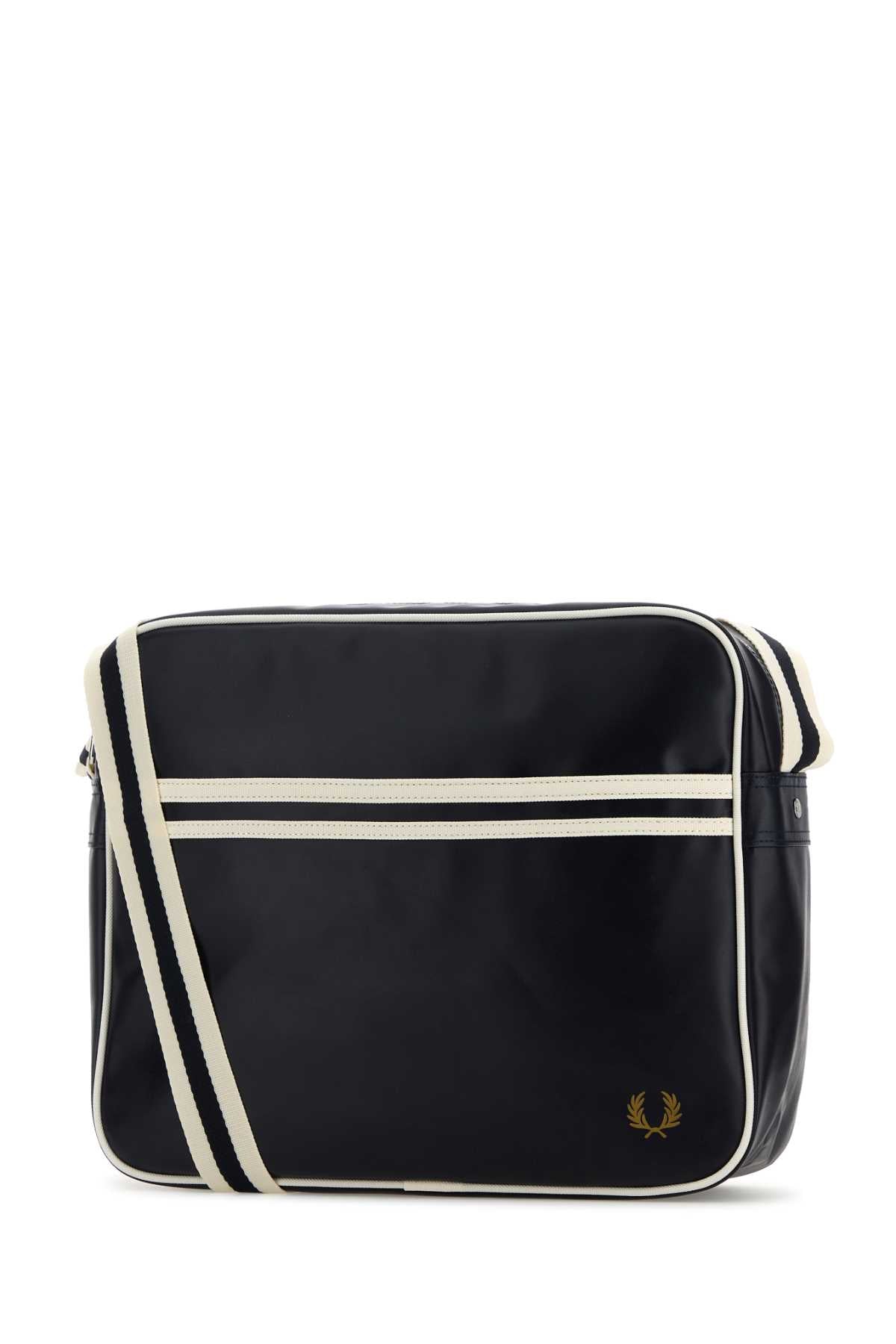 FRED PERRY Canvas Shopping Handbag - 37 cm x 29 cm x 9 cm