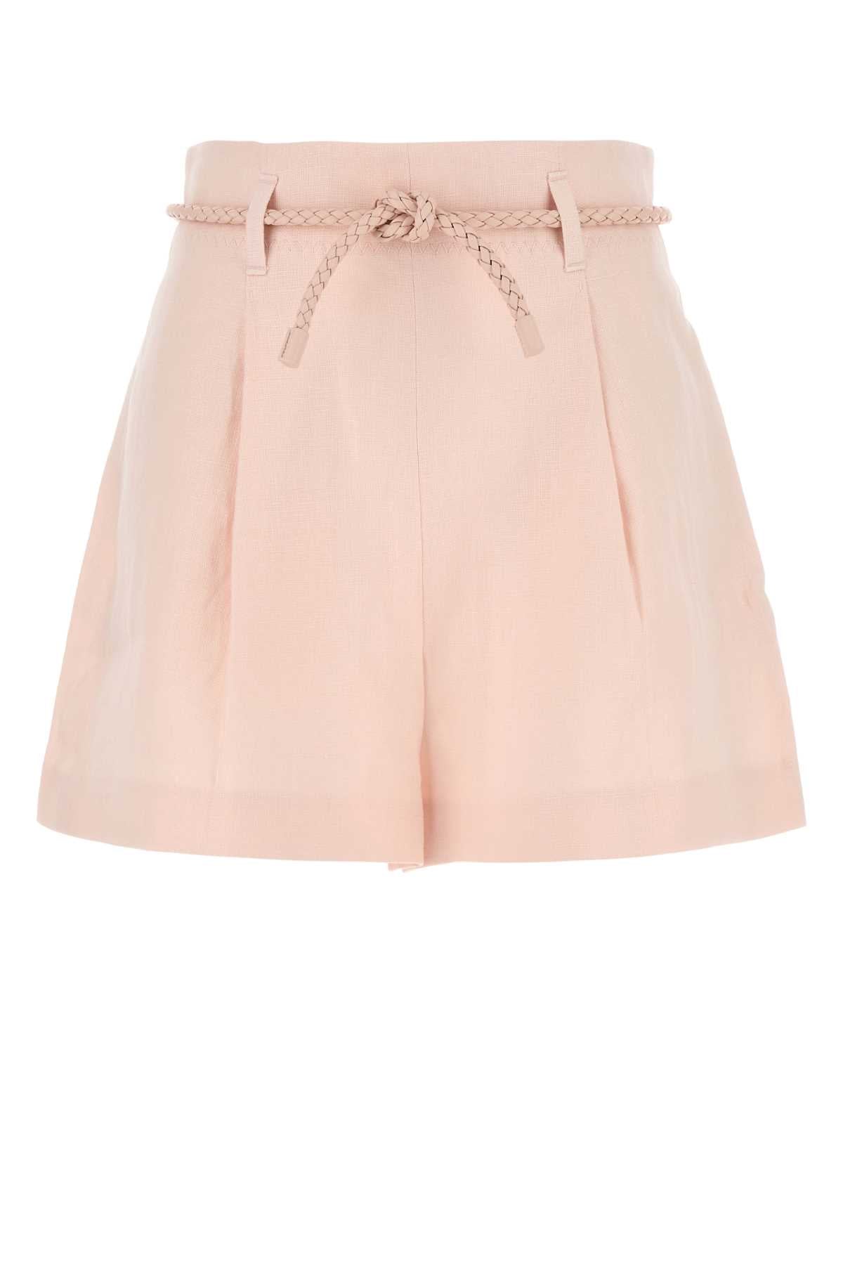 ZIMMERMANN Linen Crush Mini Shorts for Women