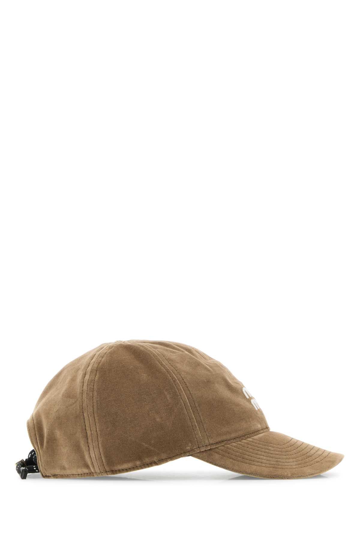 MIU MIU Velvet Baseball Cap for Women