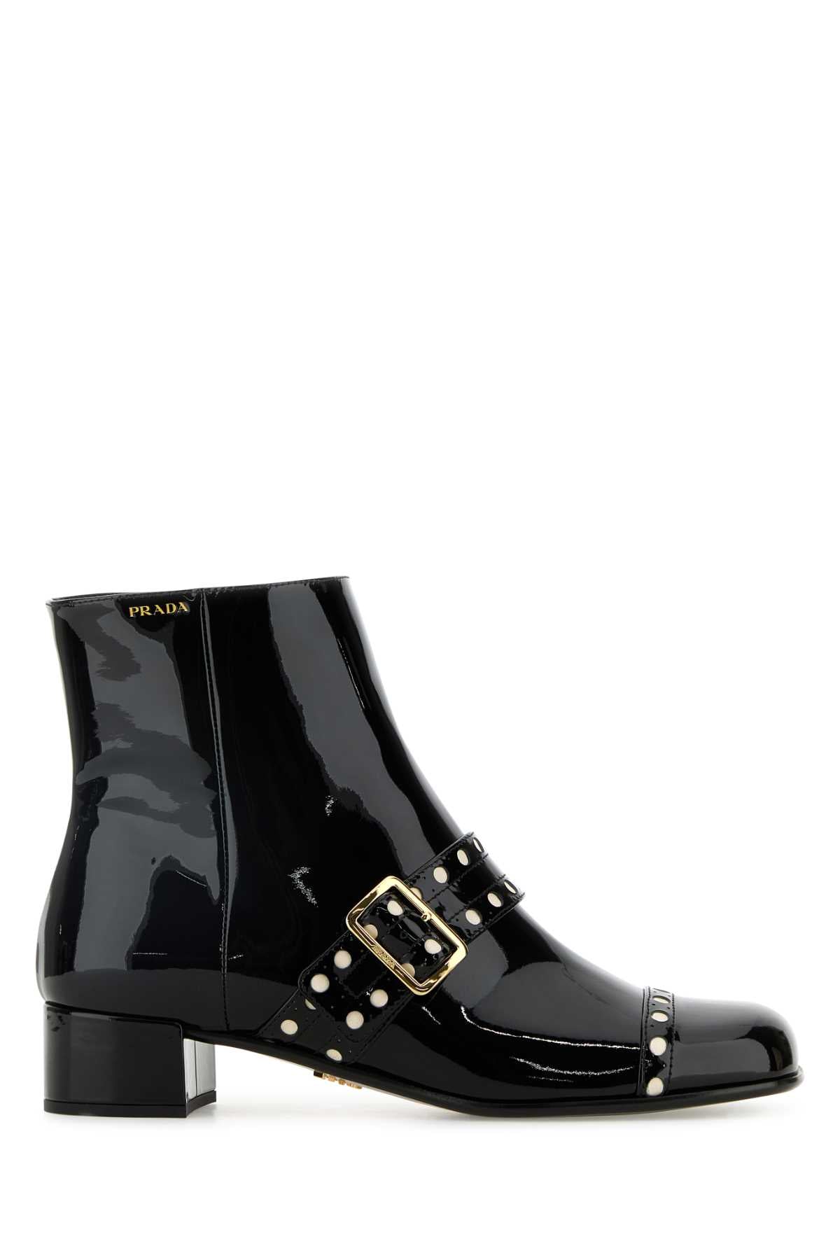 PRADA Elegant Ankle Boots with 3.5 cm Heel Height