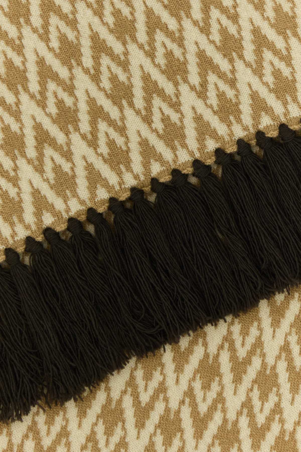 VALENTINO GARAVANI Embroidered Wool Toute The V Scarf - 198 cm x 24 cm