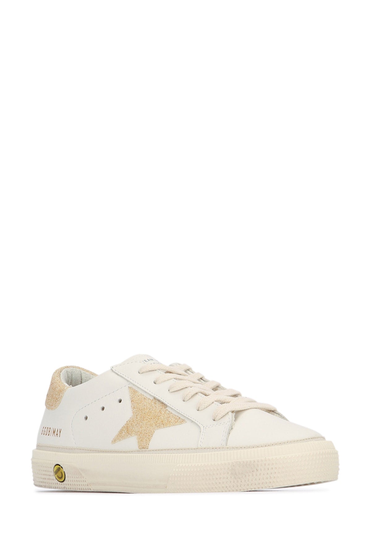 GOLDEN GOOSE KIDS Mini Leather Upper Crystal Sneakers for Kids