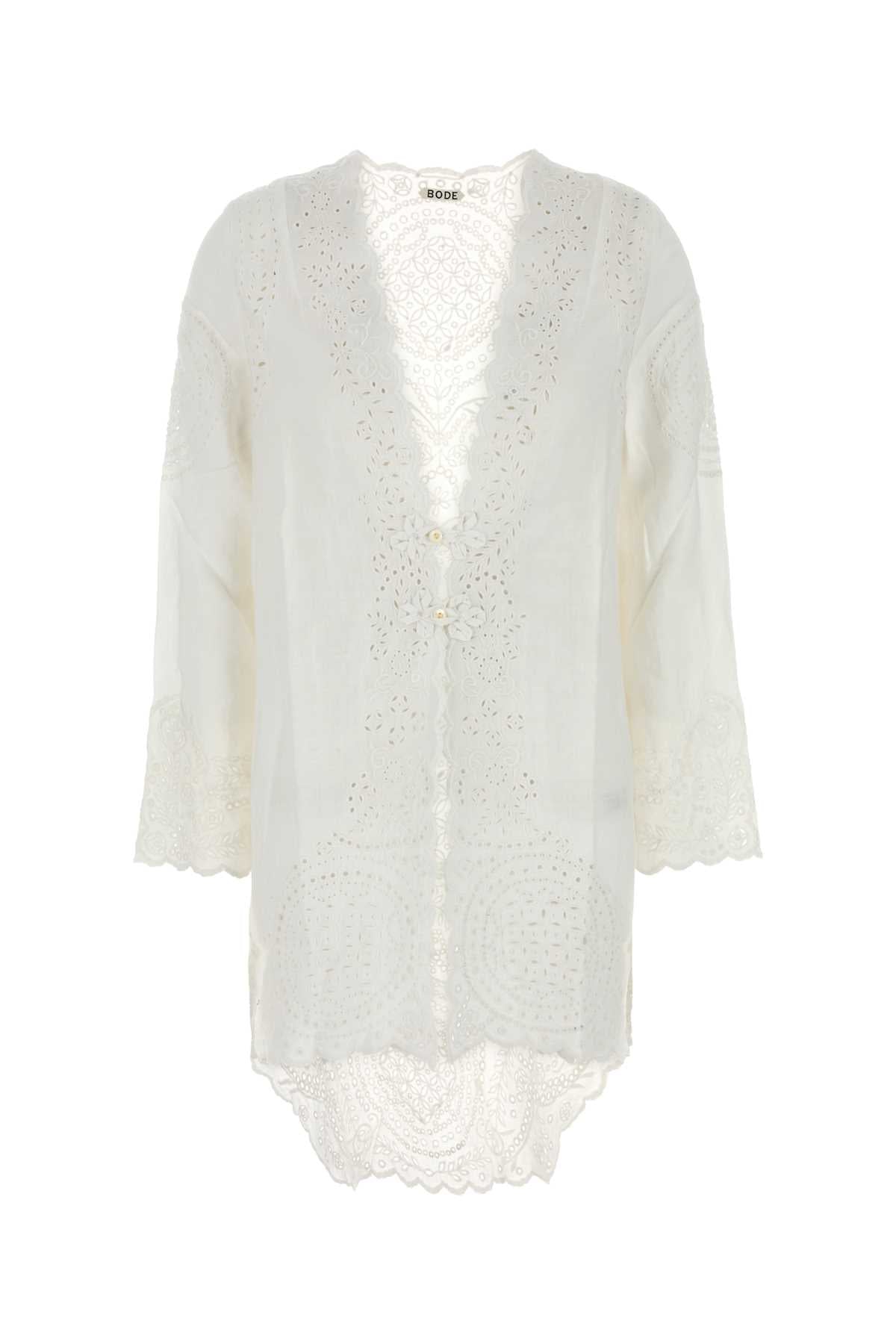 BODE Linen Belvoir Blouse for Women