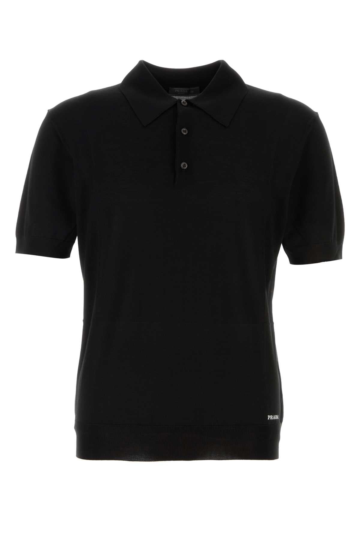 PRADA Silk Polo Shirt for Men