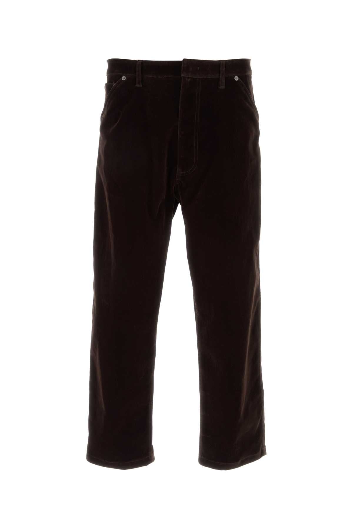 PRADA Velvet Denim Pants for Men - Season 25S