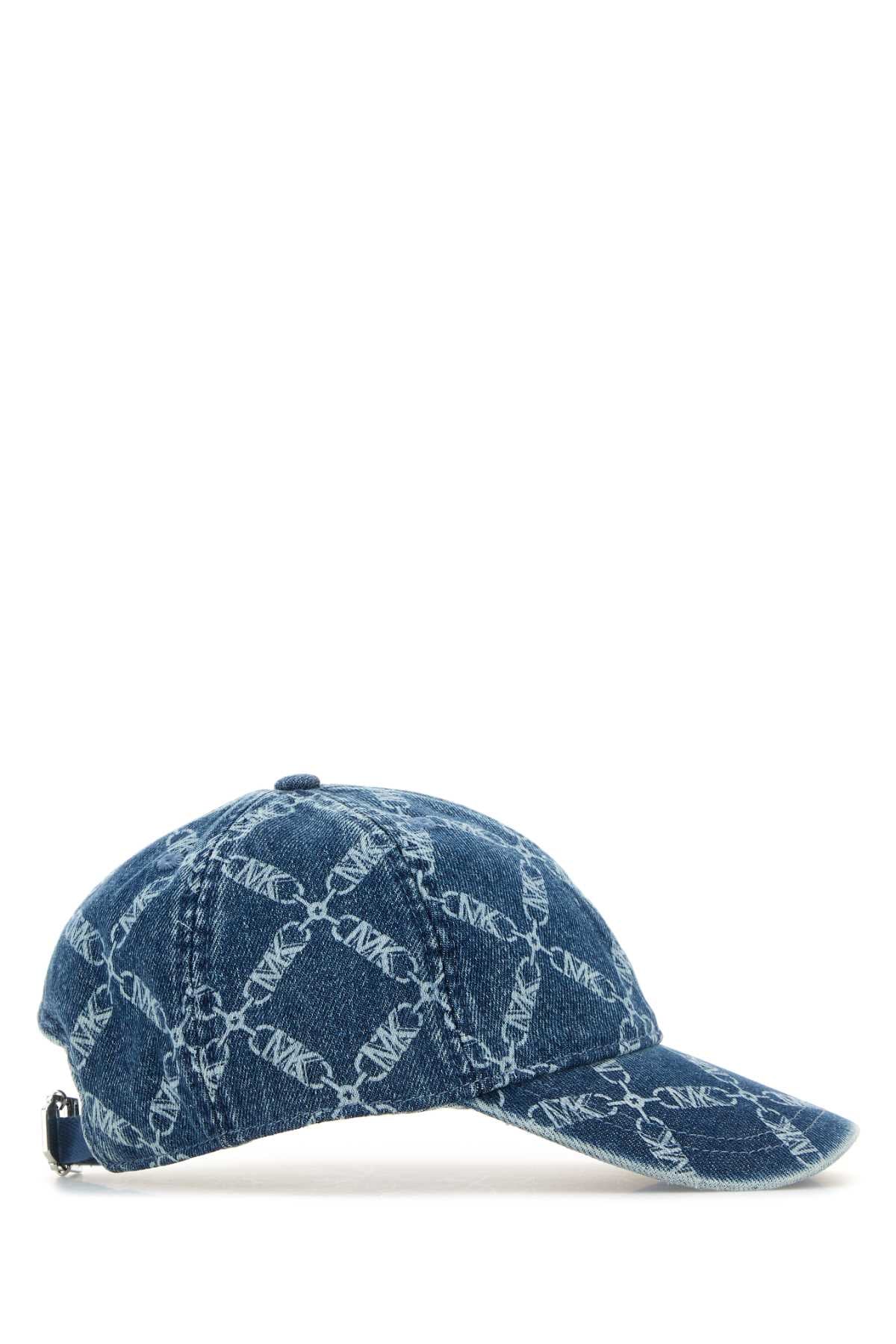 MICHAEL BY MICHAEL KORS Printed Denim Baseball Cap