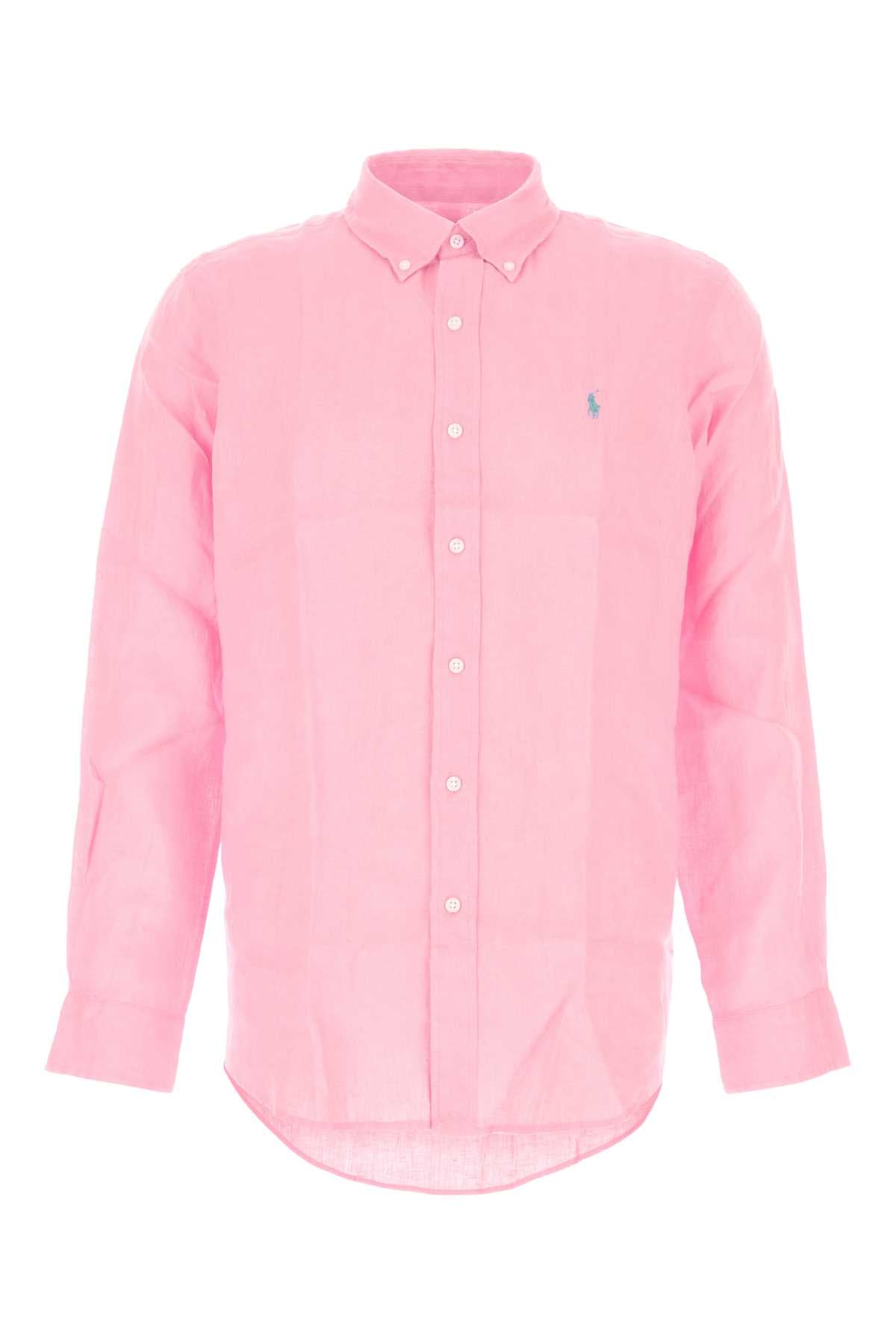 POLO RALPH LAUREN Linen Button-Up Shirt for Men - SS25 Collection